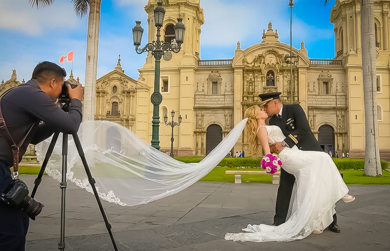 foto en palacio corte